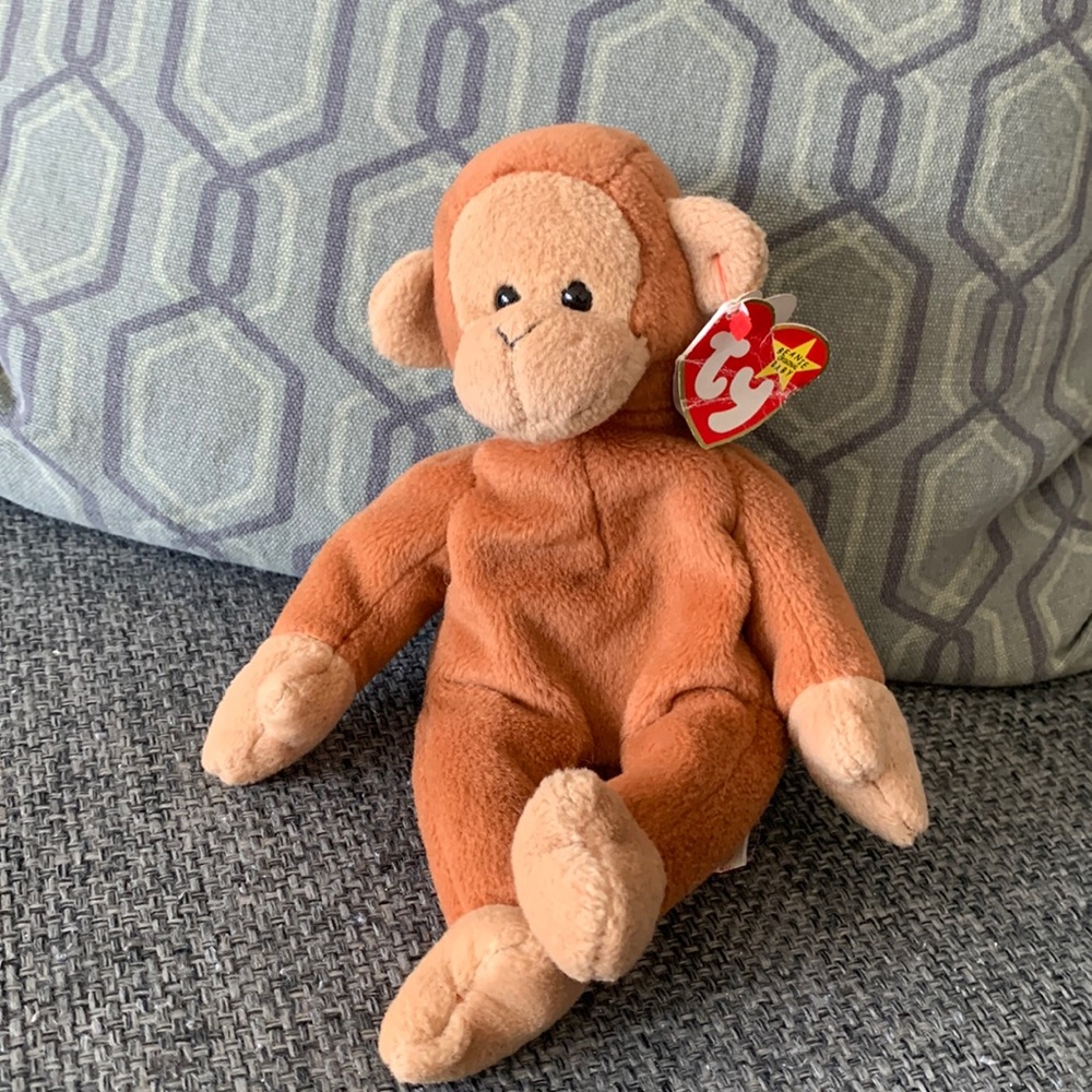 Bongo beanie baby with pvc filling